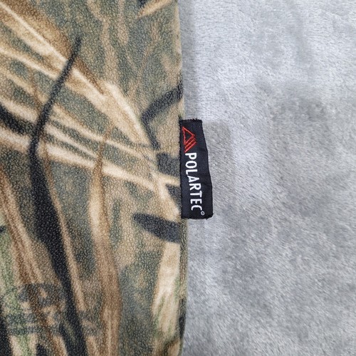 Cabelas Shirt Mens 3XL Button Up Flannel Fleece Mossy Oak Camouflage Polartec - Picture 4 of 10