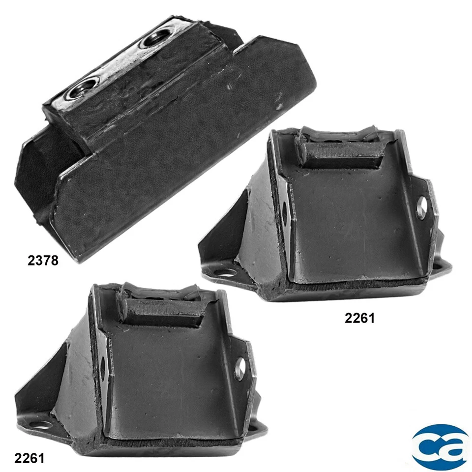 Para soportes de motor 64-67 y transmisión. Juego de 3 piezas de montaje para Oldsmobile Cutlass 5,4 L Foto 4 de 4