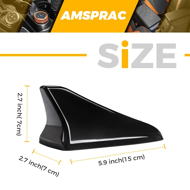 Antena de aleta de tiburón negra ébano 99219D5000EBQK para Hyundai Sonata Optima Genesis Foto 3 de 4