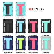 Case for iPad 9th Generation 10.2 Cover Three Layer with Kickstand Pencil Holder