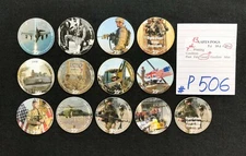 AAFES POGS, 7th Series/Printing, 13 POGS, Complete 25¢, #P506 or #P507 GOOD+