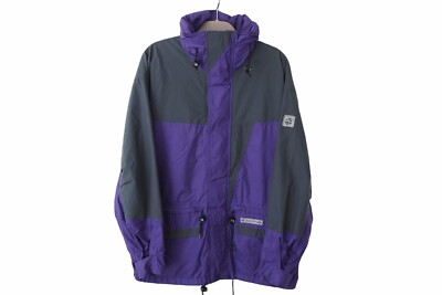 Vintage Jack Wolfskin Jacket Size M/L purple gray outdoor 90s windbreaker