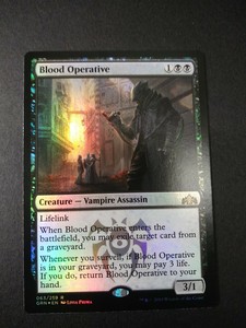 Mtg Guilds Of Ravnica Blood Operative Foil Card Ebay