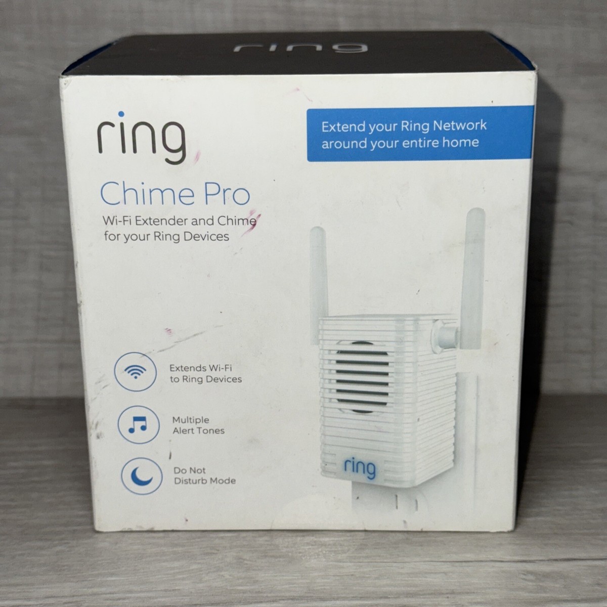 Ring Chime Pro Wi-Fi Extender and Indoor Chime For Ring Devices
