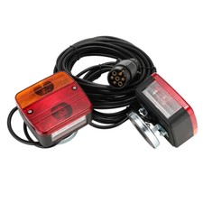 Magnetic Rear Trailer Light Set Lightboard Towing Lamps 7.5M Cable Truck Tractor