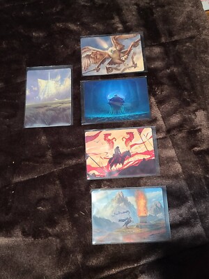 MTG ''LOTR'' Art Series x5 Minas Tirith/Gwaihir Greatest of the eagles/Call for Ai