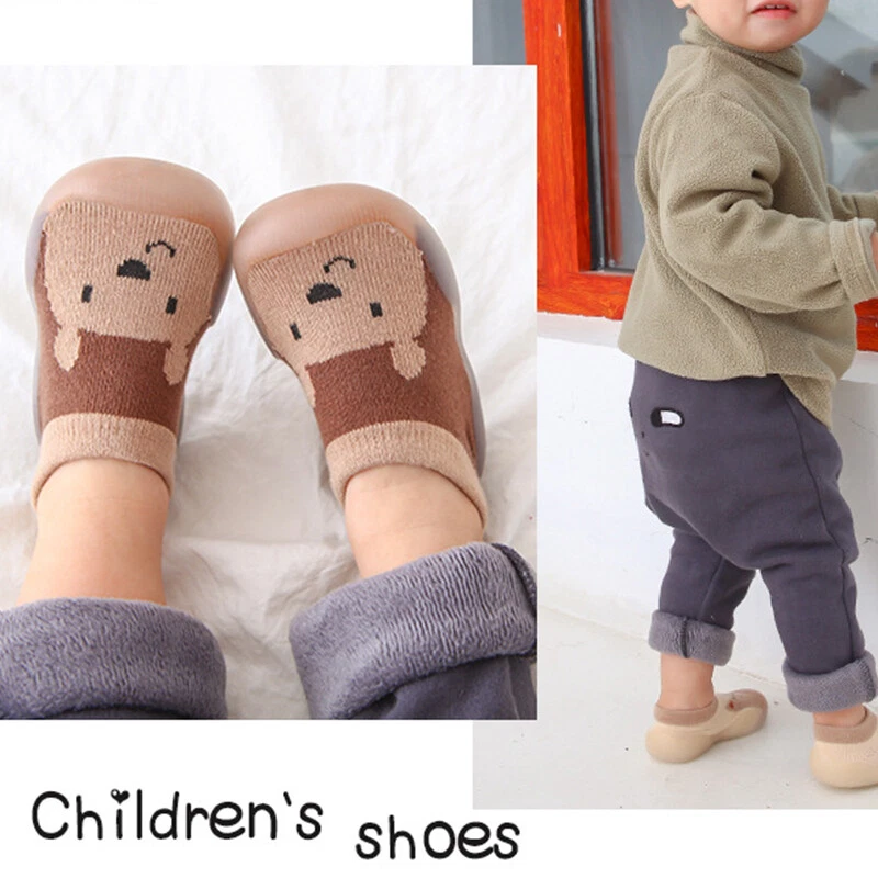 Kids Baby Girls Boys Toddler Anti-slip Slippers Socks Shoes Spring and Summer - Image 3 of 4