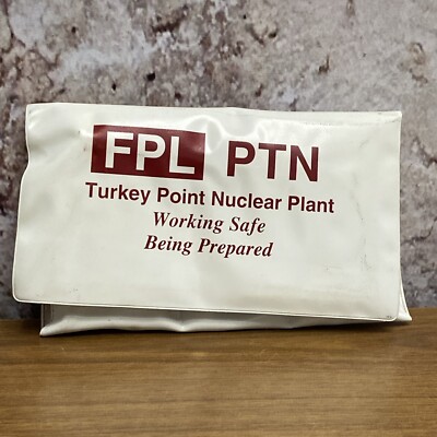 Vintage NOS First Aid Kit FPL PTN Turkey Point Nuclear Plant Emergency Car T5