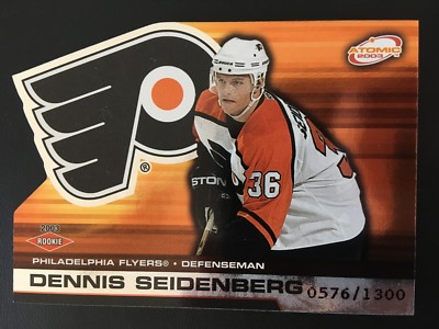 2002-03 Pacific Atomic Rookie 121 Dennis Seidenberg ed/1300