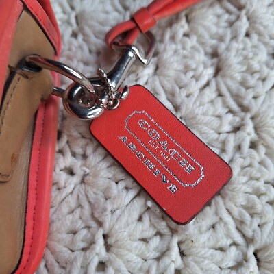 バッグ coach archive bag Coach Archive Penny Leather Crossbody Bag Twist Turn Lock K1226