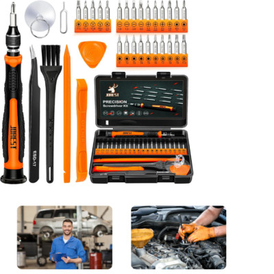 33Pcs Feinmechaniker Schraubendreher Set, Mini Werkzeug Kit Mit Torx T1 T2 T3 T4