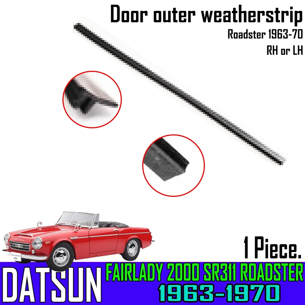 Balais D'Essuie-Glace Neufs TEX Pour Datsun 2000 Sports / Fairlady - Modèle Standard