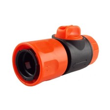 1pcs Female In-Line Hose Connector Built-in Valve for Garden Join Hose Tube Pipe