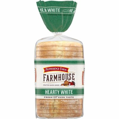 4 Loaves - PEPPERIDGE FARM FARMHOUSE Hearty White Bread  24oz each - 4 Loaves