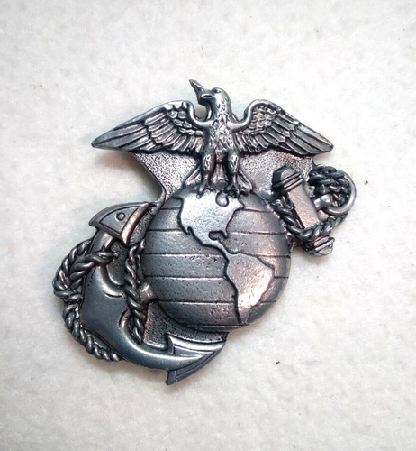 Belt Buckle US Marine Corp Insignia Cast Metal by RainTree 3.5" - NEW