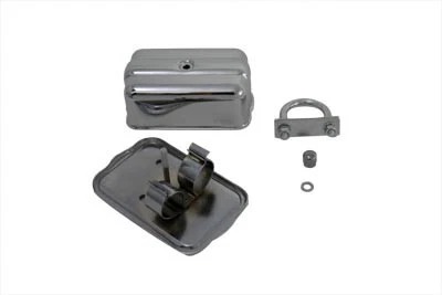 Soporte de bujía cromado con abrazaderas Harley cabeza de nudillo cabeza de pala cabeza de pan Foto 2 de 2