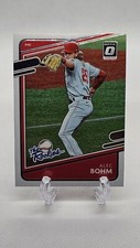 Alec Bohm 2021 Panini Donruss Optic The Rookies Insert #TR7 Phillies