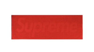 新品　未開封 Supreme Terry Logo Hand Towel Red Supreme S/S 2017 Terry Logo Hand Towel Red New Box Logo | eBay