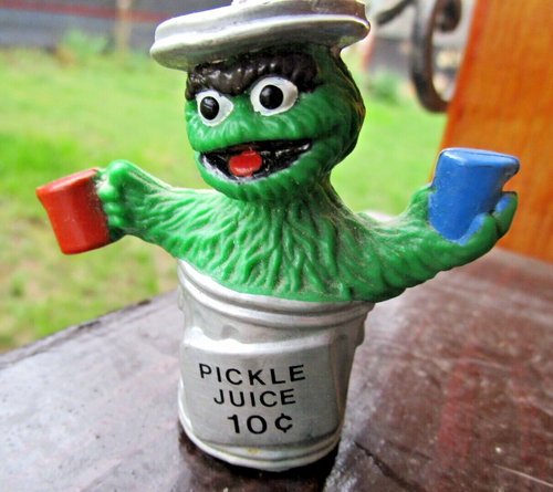 1980s Tara Toy Sesame Street Oscar The Grouch Figure Muppets-2.5 ...