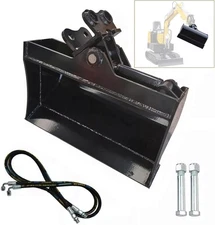 600mm 0.8-1.8T Mini Excavator Attachments Excavator Hydraulic Tilting Bucket