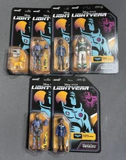 WB Super7 - Disney And Pixar's Lightyear Reaction Figure Complete Set + Extra