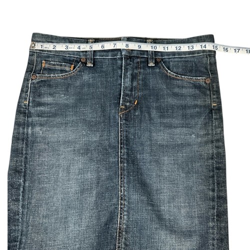 Citizens Of Humanity NOVAK Stretch # 358 Pencil Skirt Denim Size 26 Made in USA - Picture 9 of 12