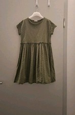 PLAY UP Sommerkleid Olivgrün Gr. 128
