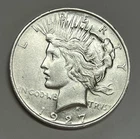 1927-D Silver Peace Dollar About Uncirculated Details Better Date
