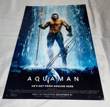 Jason Momoa Signed 12x18 Photo Aquaman