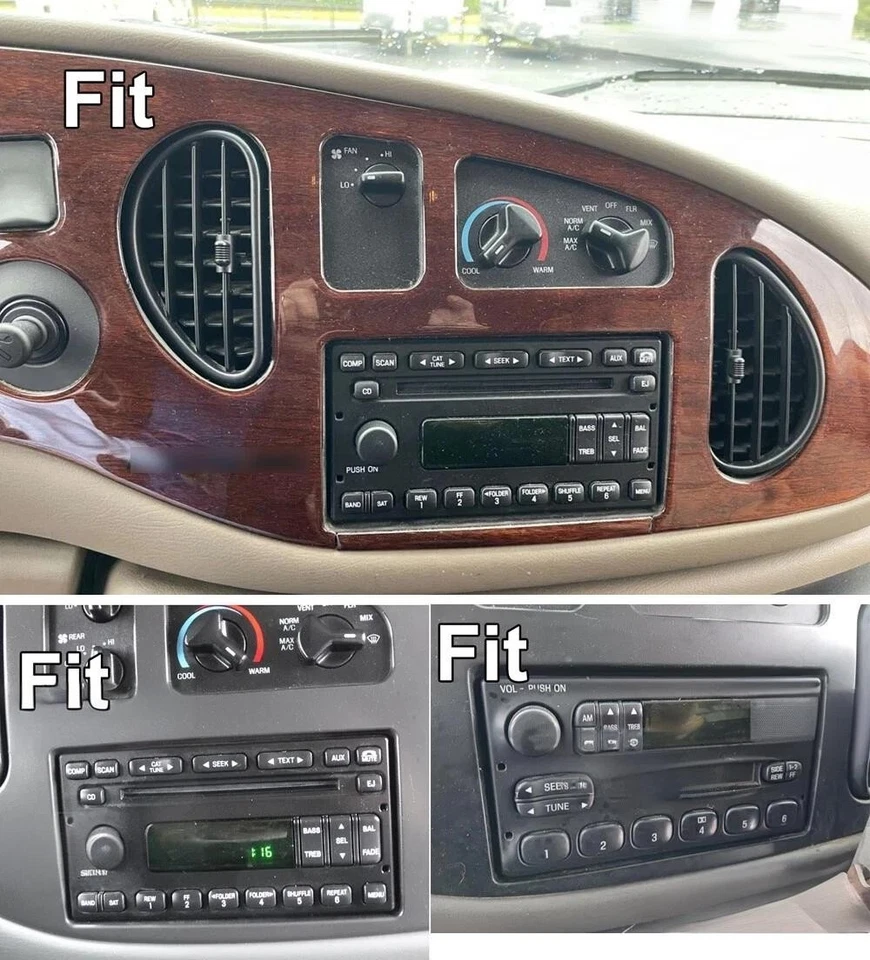 4+64GB 10.1" For 1998–2008 Ford E-250 E-350 Super Duty Carplay Android 15 Radio - Image 4 of 4