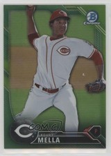 2016 Bowman Chrome Prospects Green Refractor 5/99 Keury Mella #BCP118 fm0