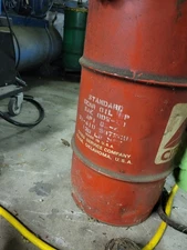 Vintage CITGO Oil Drum with Working Hand Pump