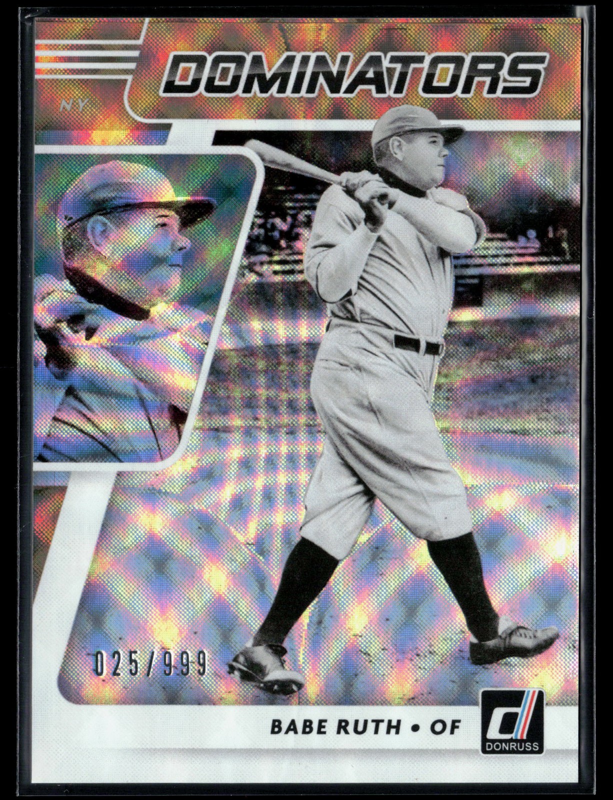 Babe Ruth 2021 Donruss Dominators #DOM3 #/999 SN