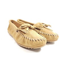 Minnetonka Moccasin Womens Size 11 Suede Loafers Fringe Details
