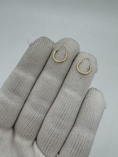 Adorable Baby Infant Hoop Earrings 14k Gold Hoops Mini
