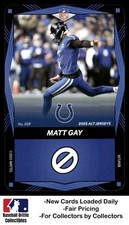 2025 UNO Elite Alt Jerseys Edition - Blue #059 Matt Gay Indianapolis Colts