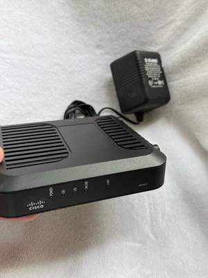 Cisco DPC3010 Cable Modem With Power Cord Black - Works!