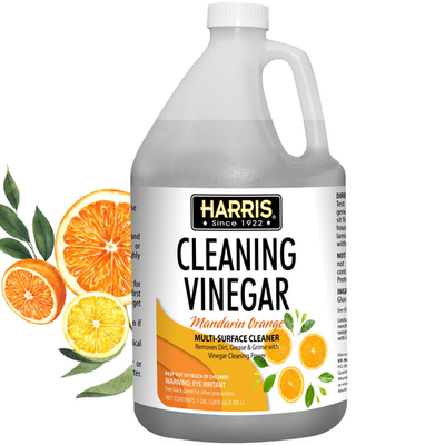 #ad Harris Multi Purpose Vinegar Household Surface Cleaner Orange Scent 128oz $13.95
