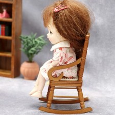 Dollhouse Chair, Miniature Furniture Model Armchair Dolly Dollhoue