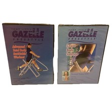 Tony Little Gazelle Freestyle Lot of (2): Total Body Buttkicking Lower Body NEW
