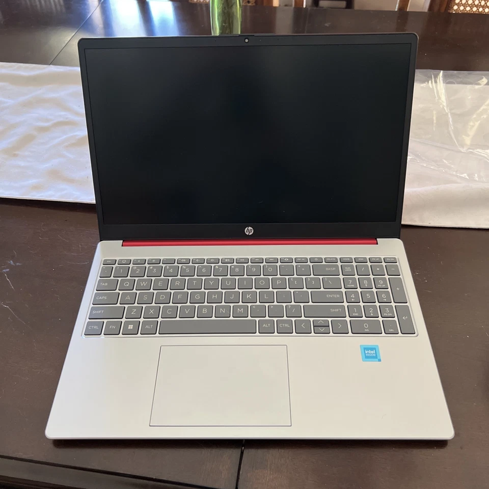 HP 15.6” Portable Laptop,Red - Image 3 of 4