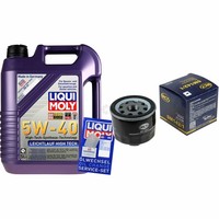 Inspektionskit Filter Liqui Moly ÖL 5L 5W-40 FüR Nissan Note E11 NE11 1.5 Dci