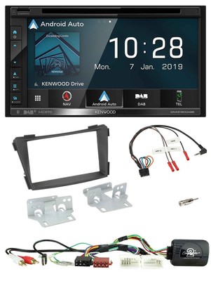 Kenwood DAB TMC USB 2DIN Lenkrad Bluetooth Navigation für Hyundai i40 11-19 AUX