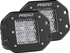Rigid Rigid D-series Pro Diffused Flush Mount Light Pair 212513 Rigid Rigid D-series Pro Diffused Flush Mount Light Pair 212513