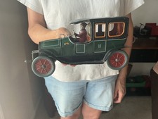 Antique Hessmobil #1022 tin Litho limousine with a driver Germany 1920s