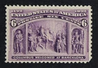 CKStamps: US Stamps Collection Scott#235 6c Columbian Mint H OG