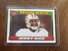 1991 Topps Football #6 Jerry Rice Highlights NM-Mint