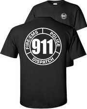 Camiseta 911 Despacho Operador 911, Bomberos EMS Círculo de Policía