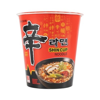Nong Shim Instantnudeln Cup Nudeln Shin Ramyun 68g scharf Nudelsuppe