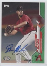 2020 Topps Pro Debut Green Auto 27/99 Brennan Malone #PD-89 Auto nd3